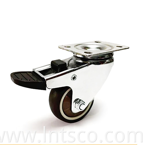 Furniture TPR Brake Caster Wheels